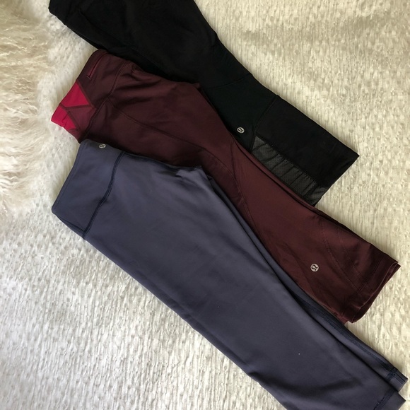 3 PAIRS lululemon size 6 21” - Picture 2 of 3